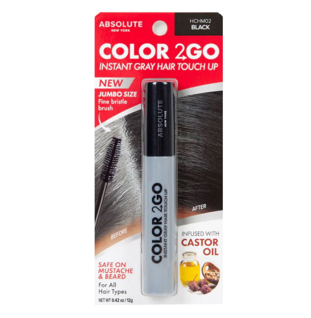 ABSOLUTE Color 2 Go Instant Root Touch Up Hair Mascara - Black