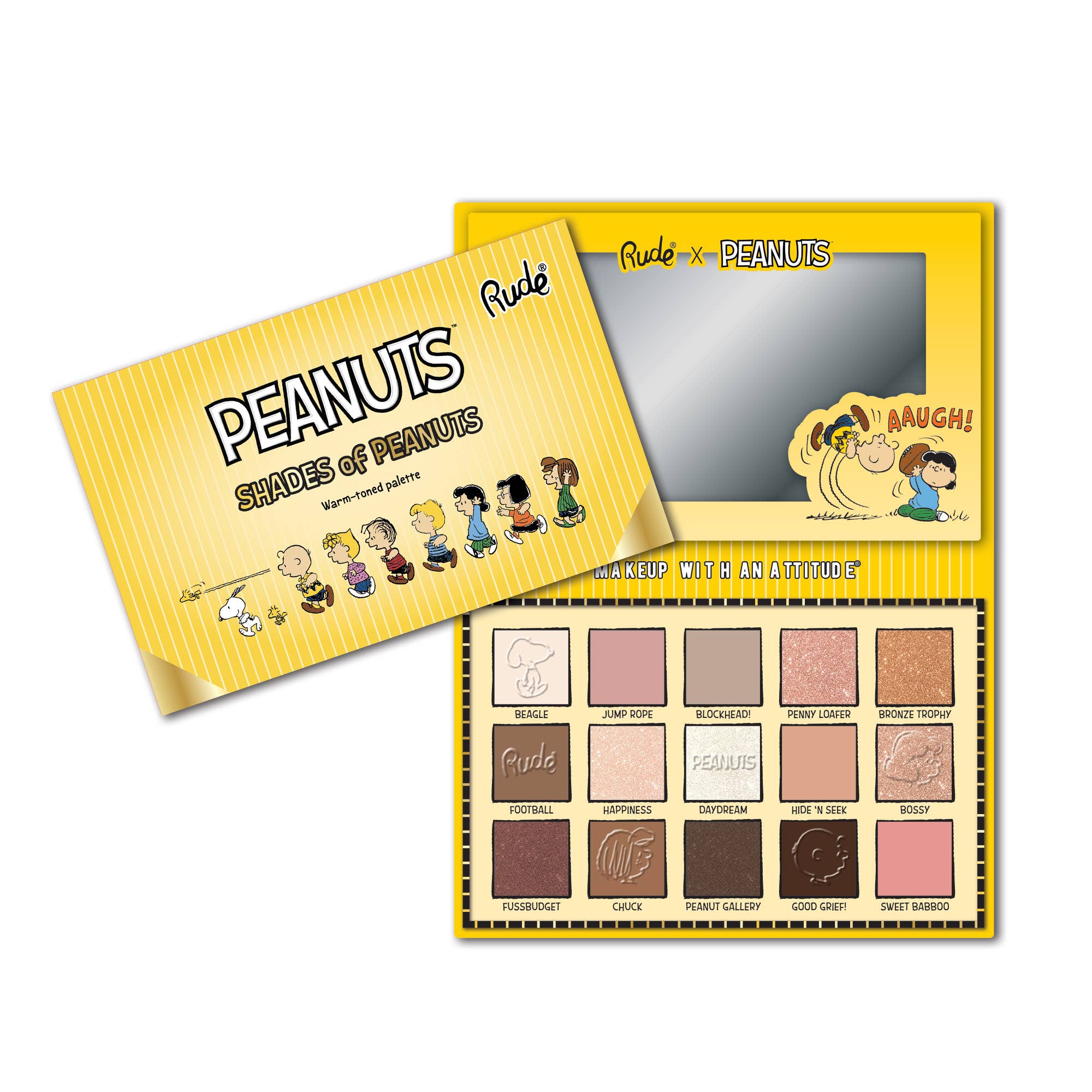 Rude Shades of Peanuts Eyeshadow Palette - Warm-toned – Doxi Beauty