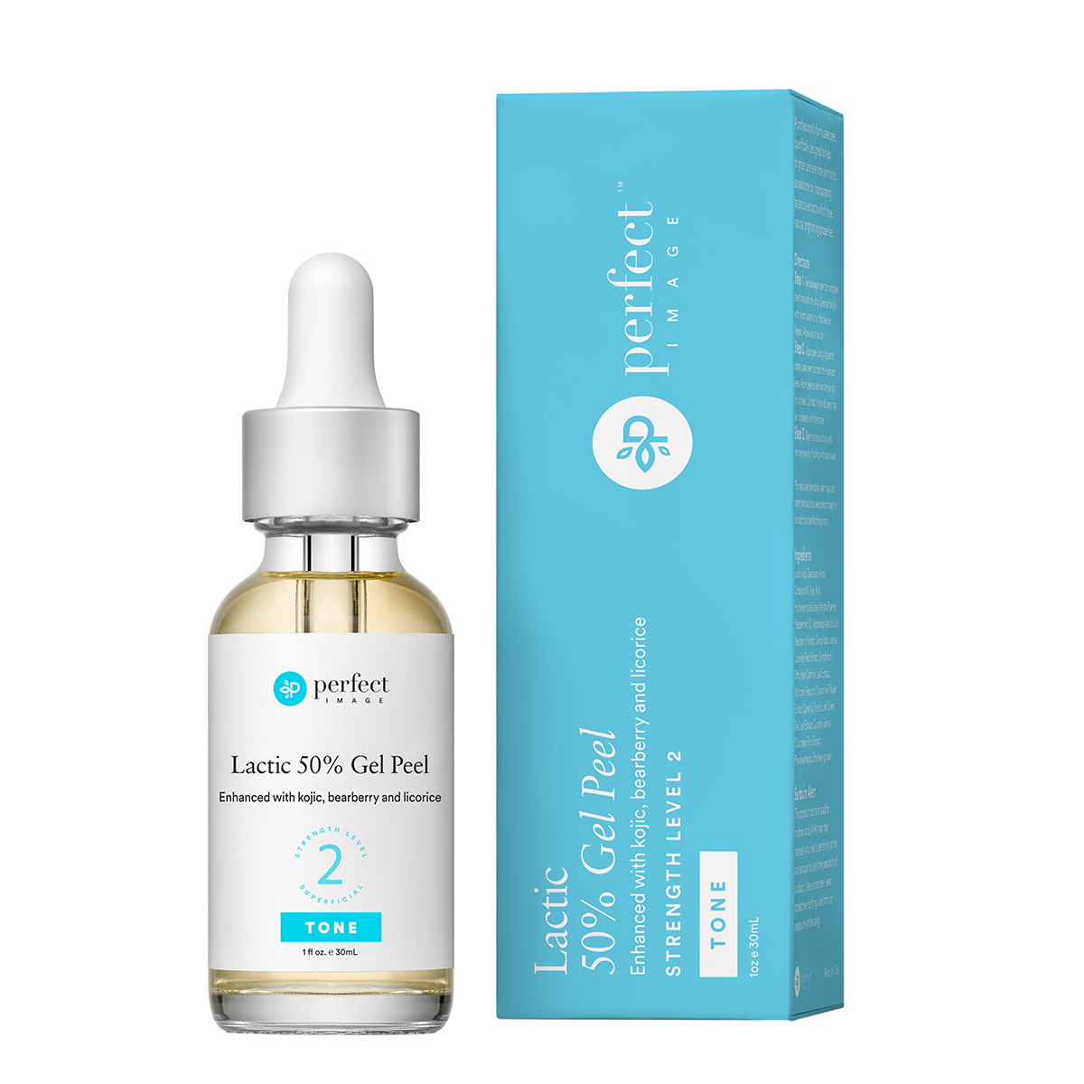 Lactic 50% Gel Peel - Level 2 Enhanced with kojic, bearberry, and licorice - pH 2.5-3.0